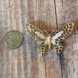 Vintage butterfly brooch